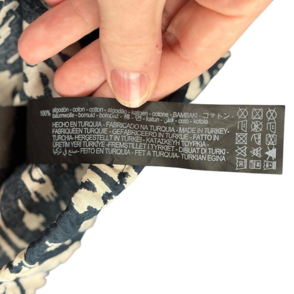 Zara “The Ava Top” Ikat Print Sleeveless Blouse – Sz S (NWT) - Picture 13 of 14